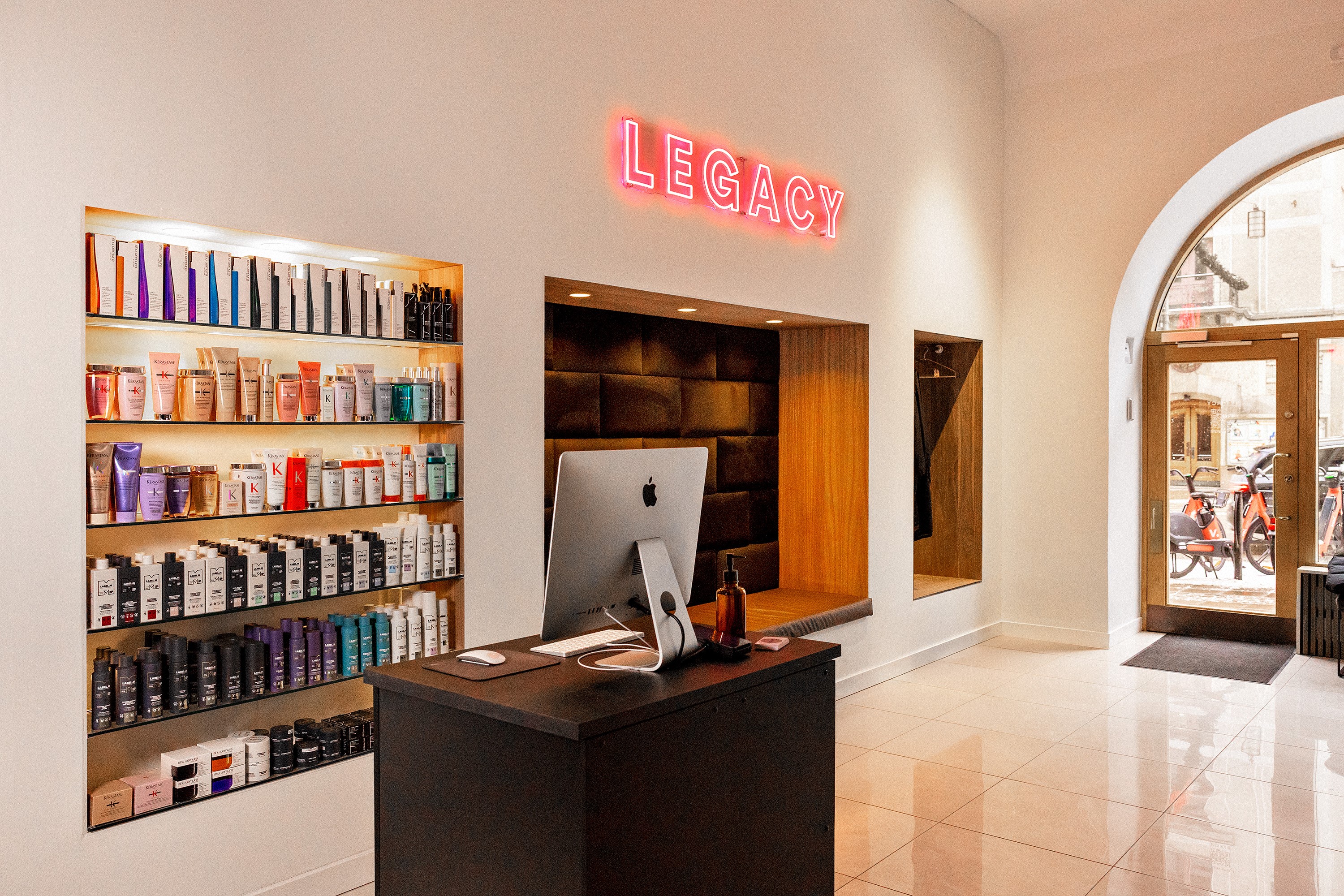 Legacy Hair Stockholm Salon Interior